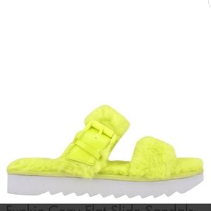 NIB Nine West Fur Slides
